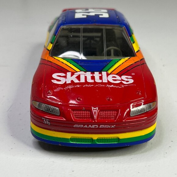NASCAR Diecast Model 1996 Pontiac Grand Prix #36 Skittles Derrick Cope (damaged) - Picture 6 of 13